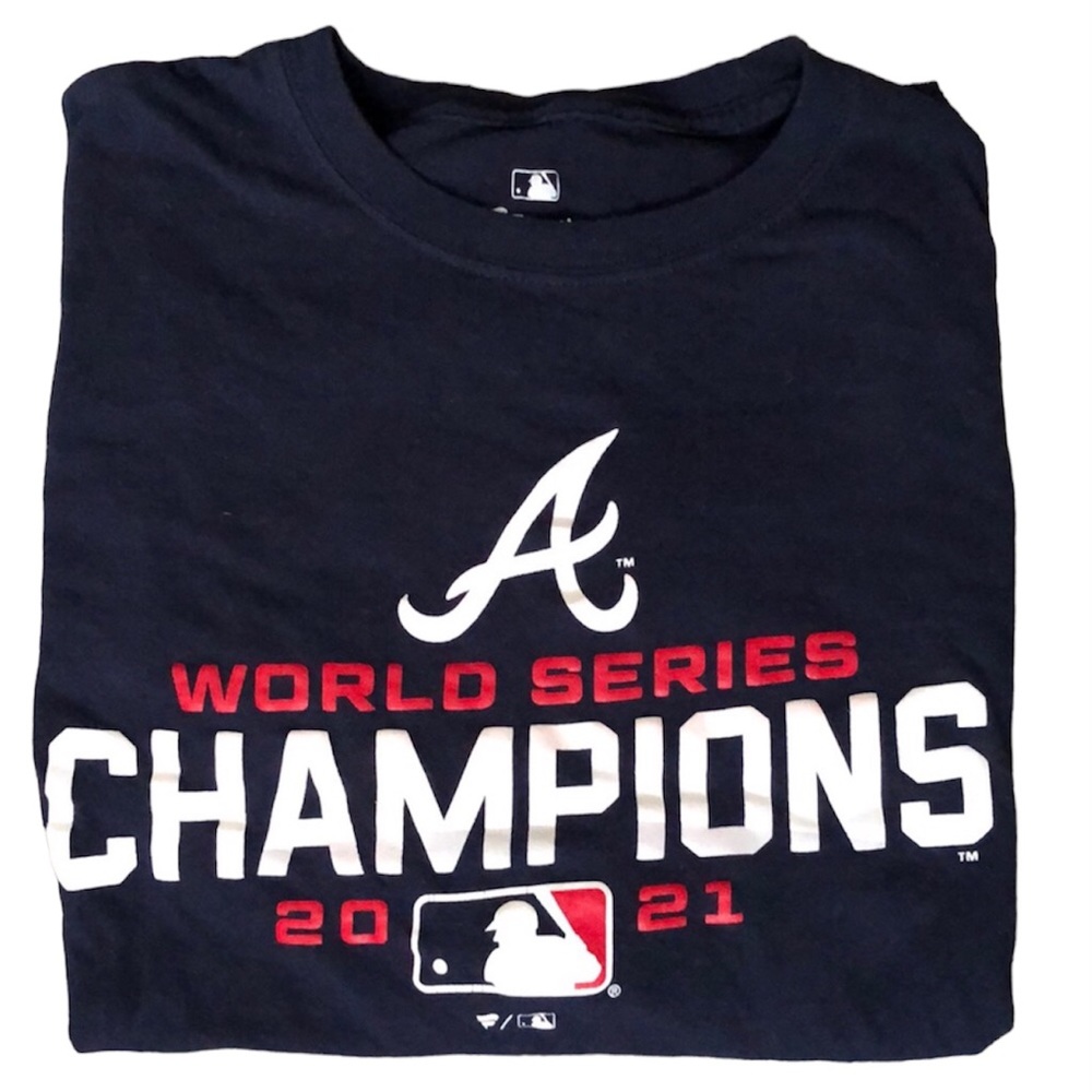 Atlanta Braves World Series Champions Long Sleeve Tee - Picture 1 of 4